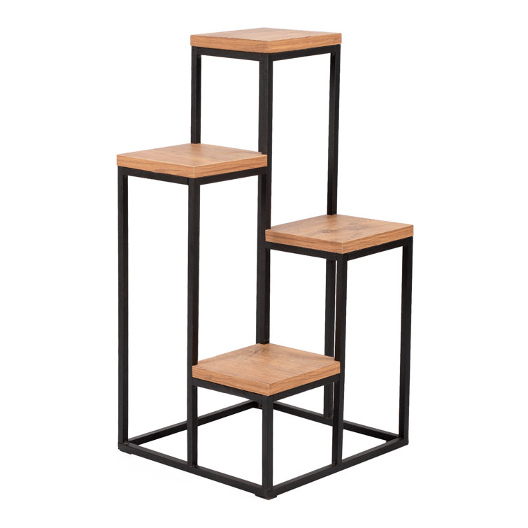 Williston Achim Rectangular Walnut Plant Stand Wayfair.co.uk